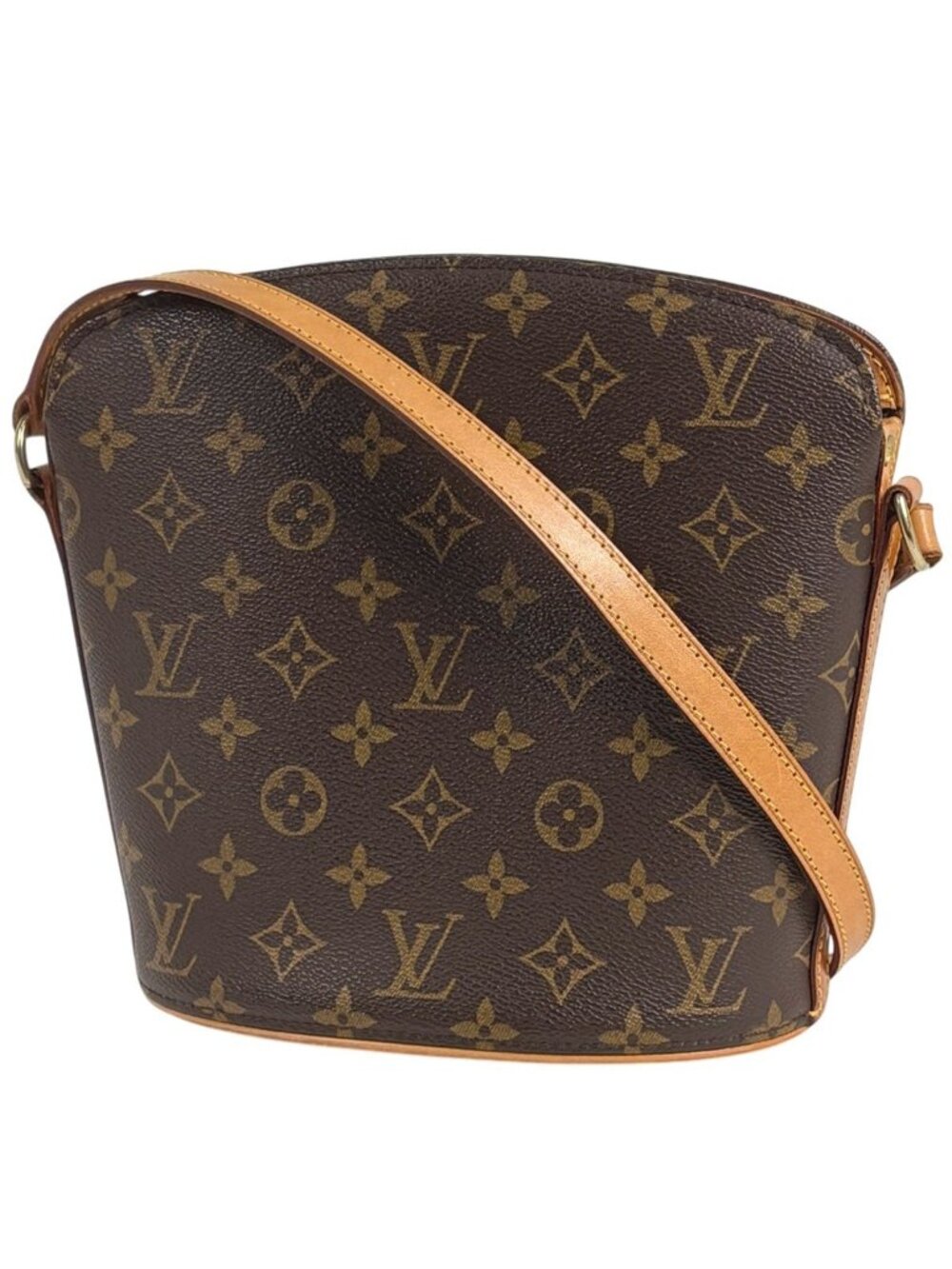 Louis Vuitton Drouot Shoulder Bag Monogram Brown